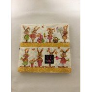 Serviette Papier Pâques Lapin