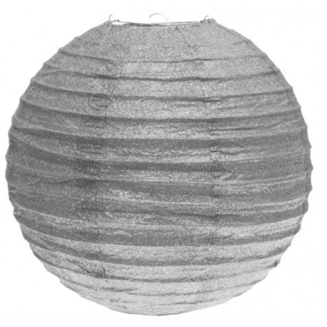 Lanterne pailletée or