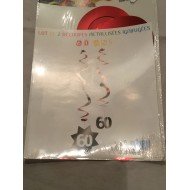 Chiffre Anniversaire Métallisées 60ans