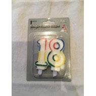 Bougie Chiffre 18