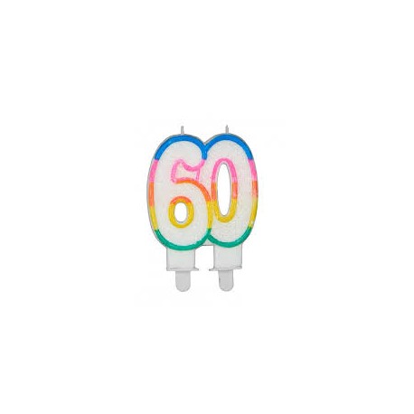 Bougie Chiffre 60ans