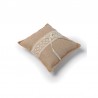 Coussin Alliances Jute et Dentelle