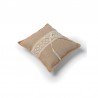 Coussin Alliances Jute et Dentelle
