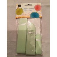 3 pompons en Papier de Soie