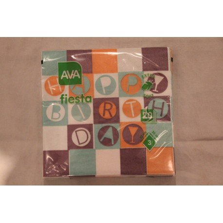 Serviette Papier Happy Birthday