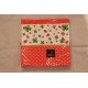 Serviette Papier Rouge avec Coccinelle et Trèfle