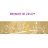 Bannière Vive les Mariés Or