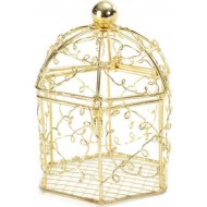 Bonbonnière Métal Cage Or