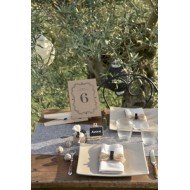 Marque Table Kraft de 1 à 10