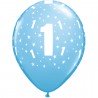 8 Ballons Chiffre 1