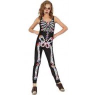 Déguisement Day Of The Dead Luxe Femme