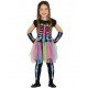 Déguisement Squelette Tutu Coloré Fille Halloween