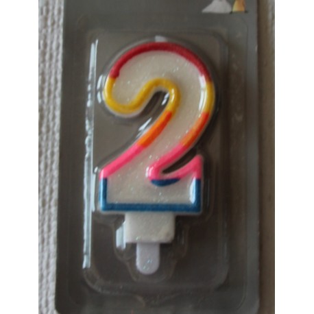 Bougie Chiffre 2
