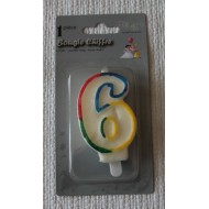Bougie Chiffre 6