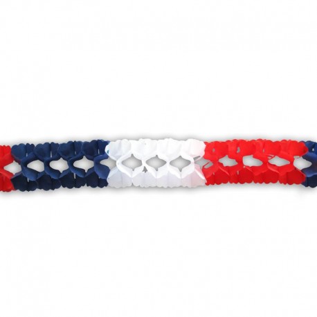 Guirlande Boa Bleu Blanc Rouge