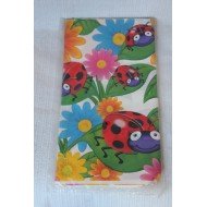 Nappe Coccinelles/Fleurs