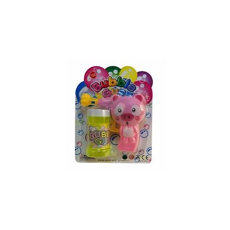 Pistolet à Bulles avec Liquide Manuel Cochon