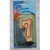 Bougie Chiffre 7