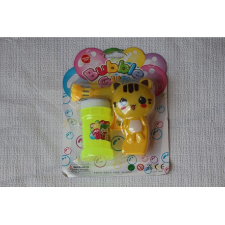 Pistolet à Bulles avec Liquide Manuel Chat