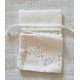 6 Pochons Fleurette Blanc
