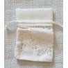 6 Pochons Fleurette Blanc