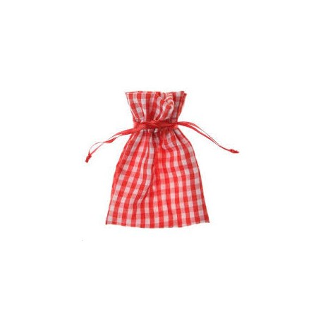 6 Pochons Vichy Rouge