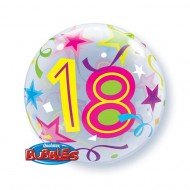 Ballon Bubbles Chiffre 18/21/30/40/50/60