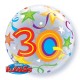 Ballon Bubbles Chiffre 18/21/30/40/50/60