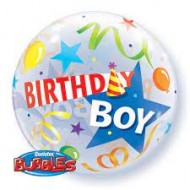 Ballon Bubbles Birthday Boy