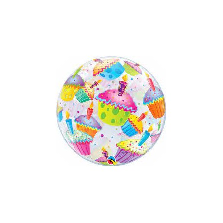 Ballon Bubbles Cup Cakes