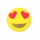 Ballon Aluminium Emoji Coeurs