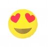 Ballon Aluminium Emoji Coeurs