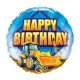 Ballon Aluminium Happy Birthday Travaux Public