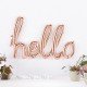 Ballon Métallisé "Hello"