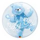 Ballon Double Bubble Ourson Baby Boy ou Girl