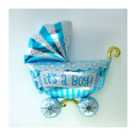 Ballon Aluminium Landau Rose ou Bleu