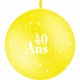 Ballon Chiffre 40 ans D.90cm Noir