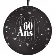 Ballon Chiffre 60 ans D.90cm Noir