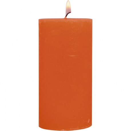 Bougie Cylindrique Orange