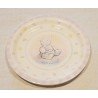 8 Assiettes Plates Carton Bébé Eléphant