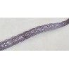 Ruban Tissu Dentelle Adhésive Grise