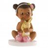 Figurine Petite Fille Métisse Assise