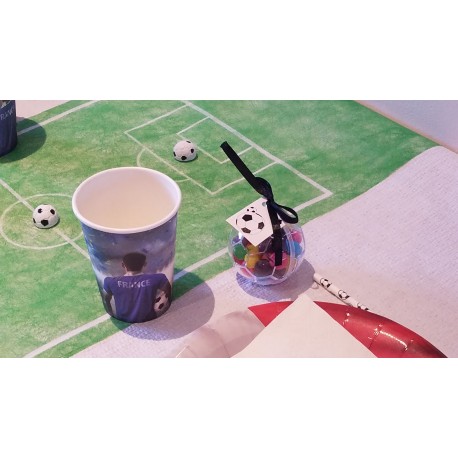 Boite Ballon de Foot Transparente x3