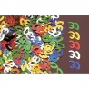 Confettis de Table 30ans Multicolore