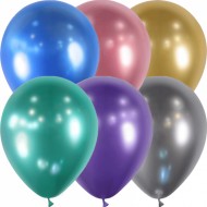 50 Ballons Latex Assortis Brillant