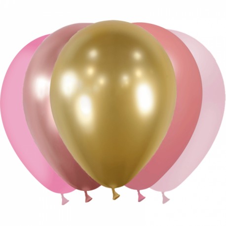 20 Ballons Latex Camaïeu Bleu