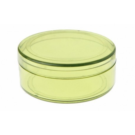 Boite Dragées Ronde Transparente en Plastique x6