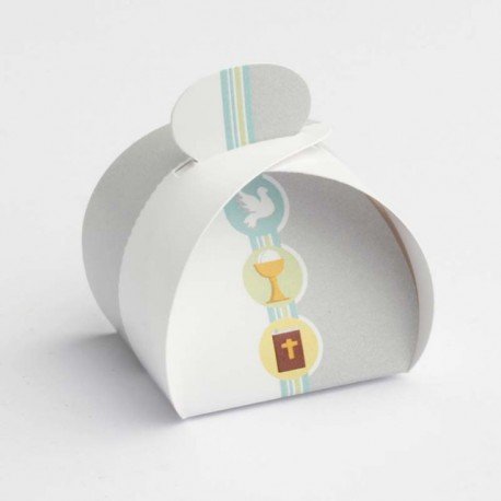 Boite Dragées Ballotin Communion Symbole x 10