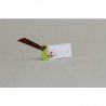 Etiquettes Communion Blanc/Vert Anis x12