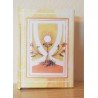 Boites Dragées Communion Calice Jaune Or x10